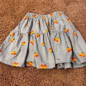 Tucker + Tate Blue Skirt with Colorful Hearts